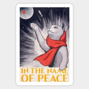 Soviet Cat - In the Name of Peace Magnet